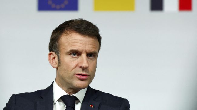 Президент Франции Эммануэль Макрон