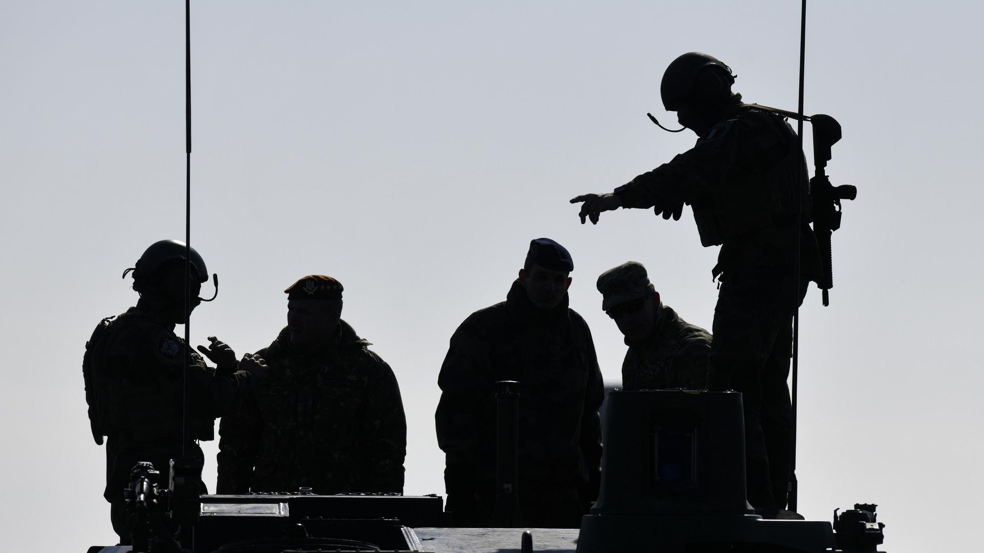 Французские военные во время учений Французские военные во время учений - РИА Новости, 1920, 27.03.2025