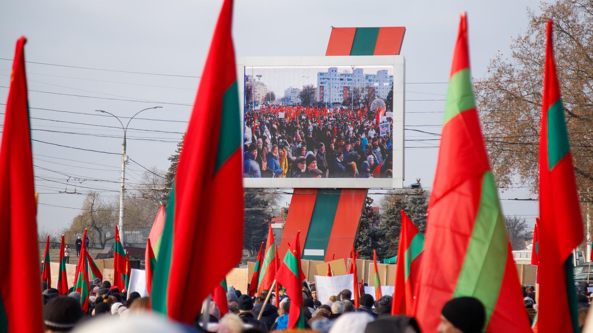 Акция протеста в Тирасполе Акция протеста в Тирасполе - РИА Новости, 1920, 06.03.2024