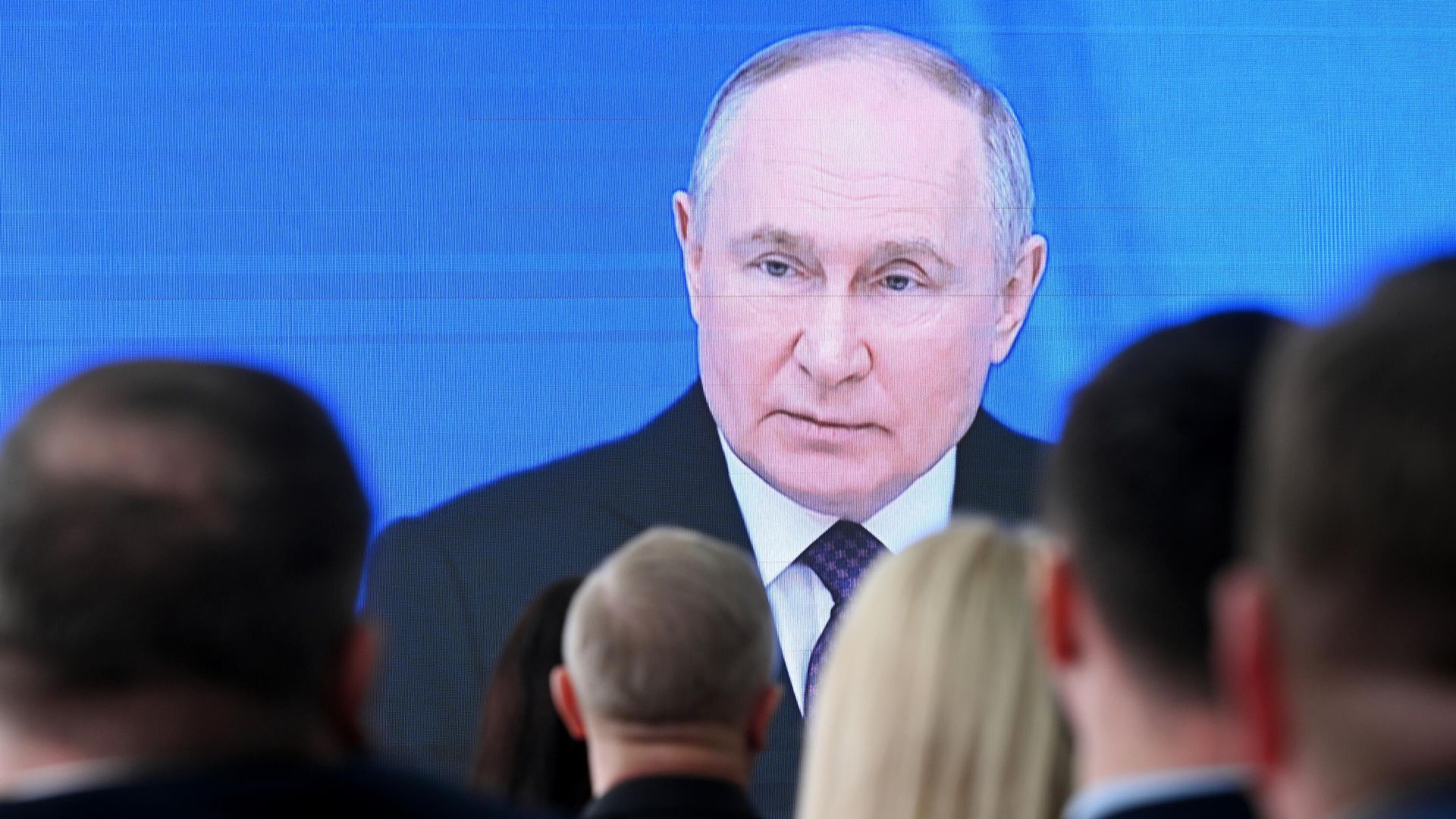 Трансляция ежегодного послания президента России Владимира Путина Федеральному собранию Трансляция ежегодного послания президента России Владимира Путина Федеральному собранию - РИА Новости, 1920, 01.03.2024