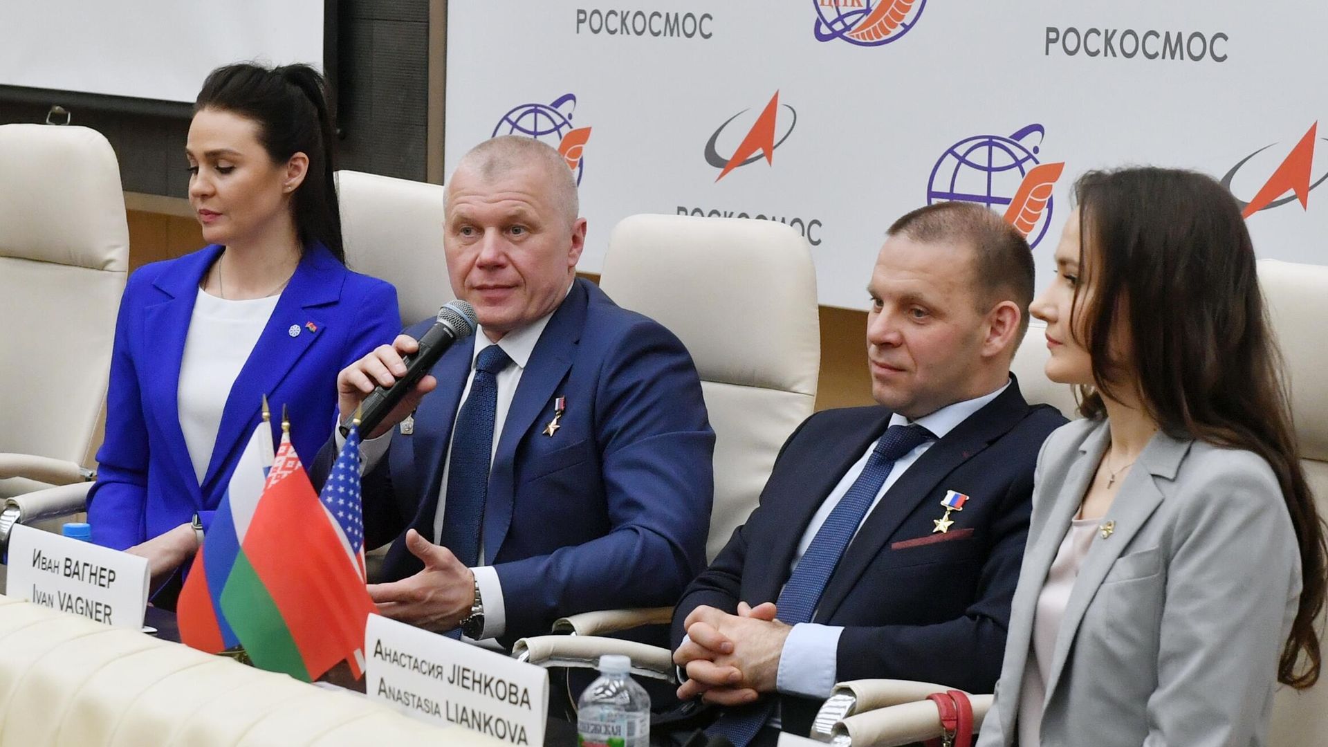 Космонавт Роскосмоса Олег Новицкий во время пресс-конференции в Центре подготовки космонавтов. 1 марта 2024 - РИА Новости, 1920, 01.03.2024