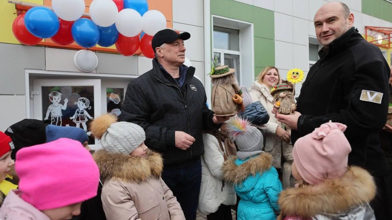 Открытие детского сада в Мариуполе Открытие детского сада в Мариуполе - РИА Новости, 1920, 02.03.2024