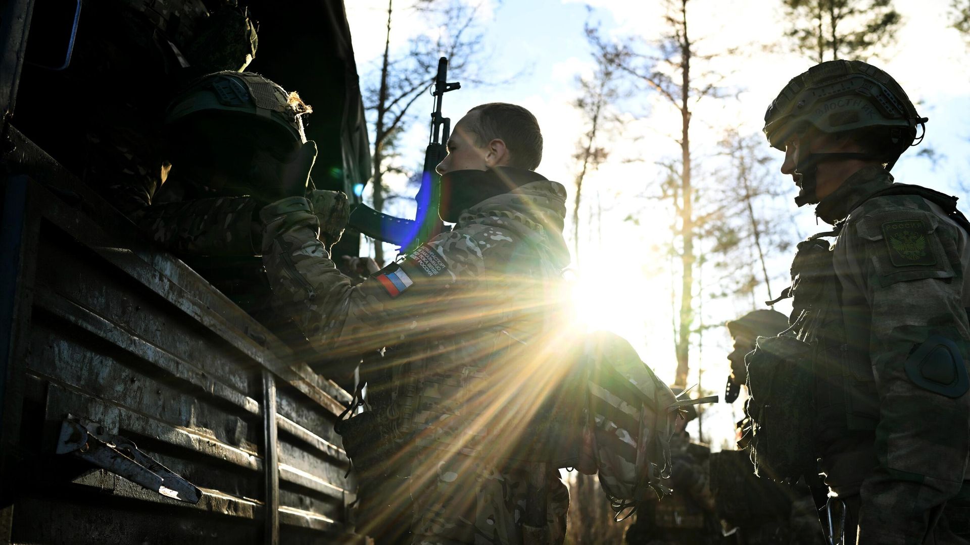 Российские военные в зоне проведения спецоперации Российские военные в зоне проведения спецоперации - РИА Новости, 1920, 29.11.2023