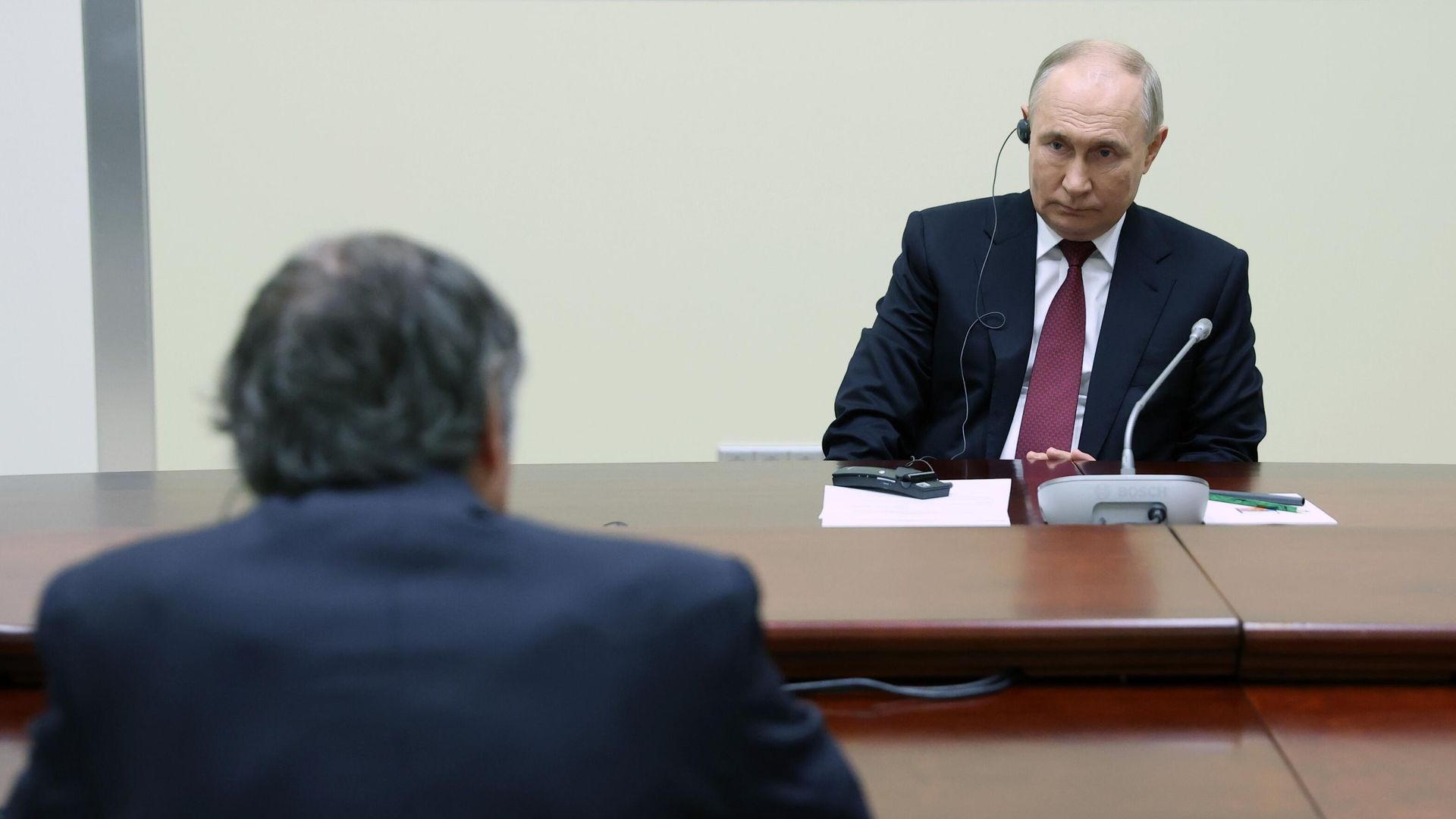 Владимир Путин во время встречи с генеральным директором Международного агентства по атомной энергии Рафаэлем Гросси Владимир Путин во время встречи с генеральным директором Международного агентства по атомной энергии Рафаэлем Гросси - РИА Новости, 1920, 06.03.2024