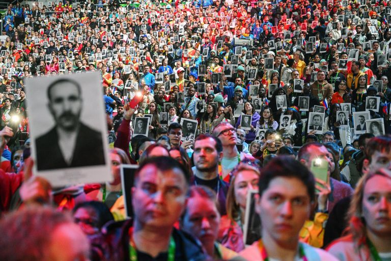 Церемония закрытия Всемирного фестиваля молодежи Церемония закрытия Всемирного фестиваля молодежи