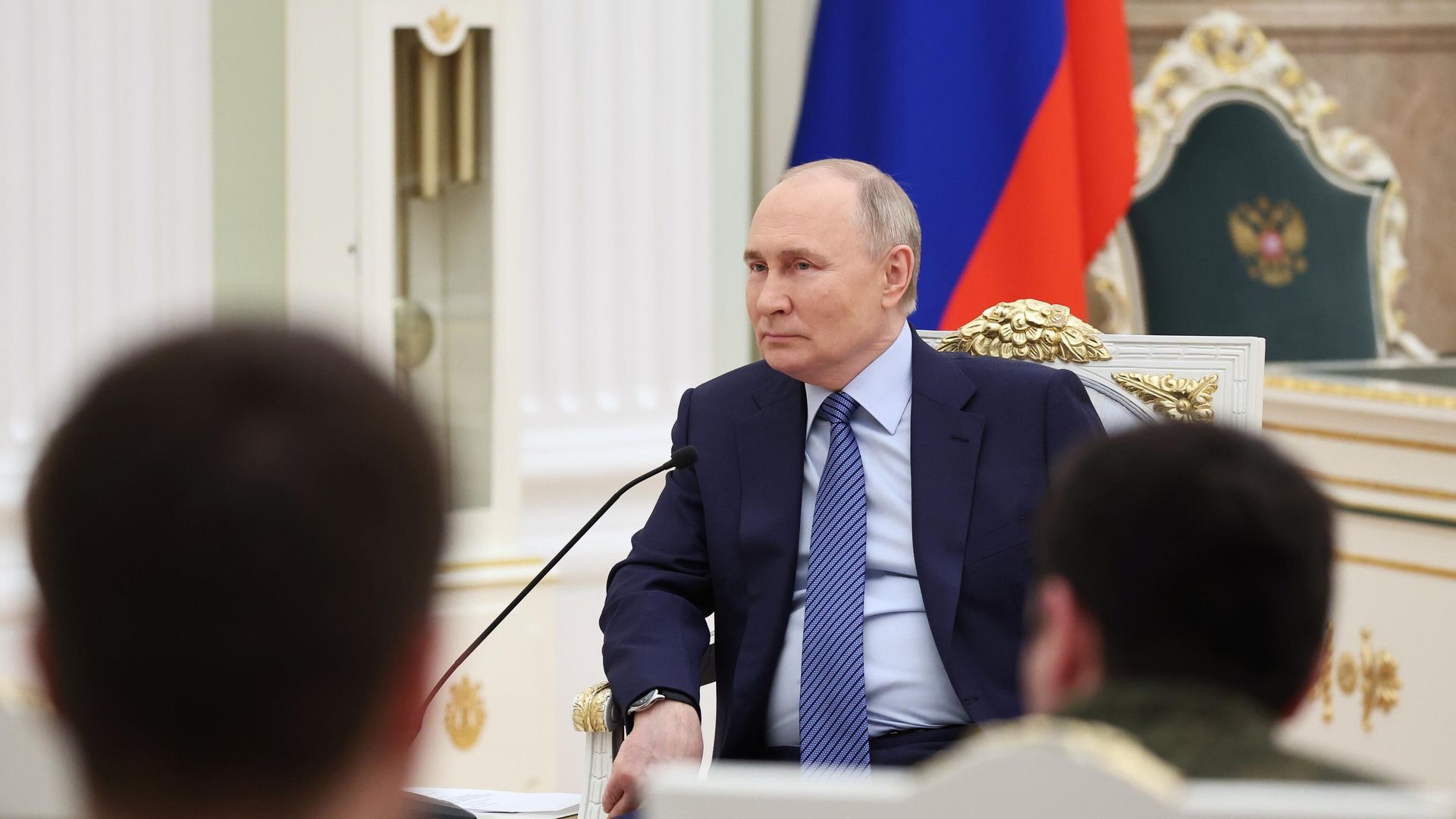 Владимир Путин встречается с победителями конкурса управленцев Лидеры России Владимир Путин встречается с победителями конкурса управленцев Лидеры России - РИА Новости, 1920, 12.03.2024