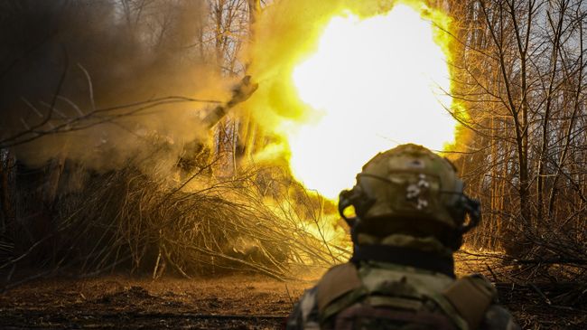 Боевая работа САУ Акация Центрального военного округа по позициям ВСУ
