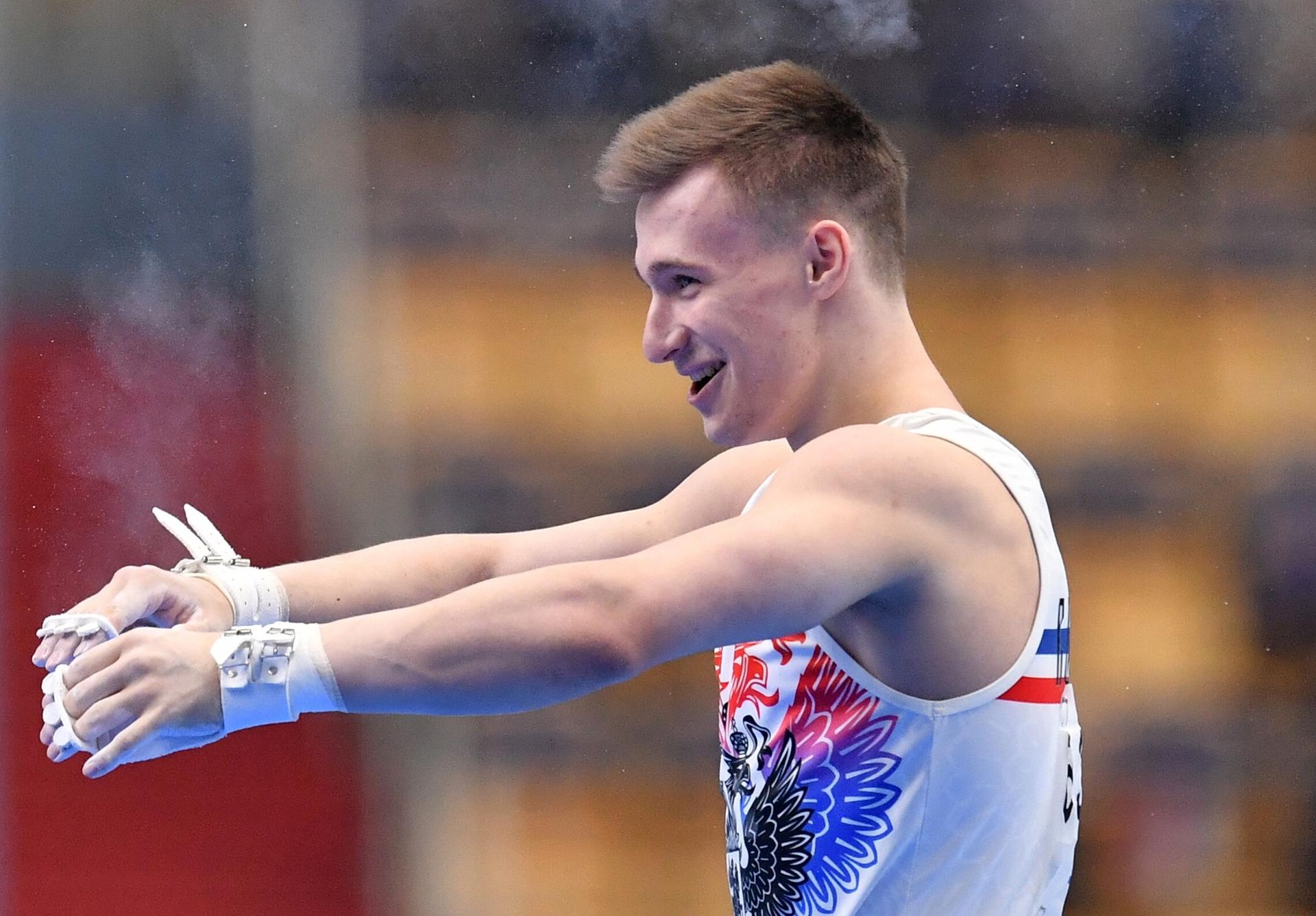 Спортивная гимнастика. Чемпионат России. Мужчины. Индивидуальное многоборье Спортивная гимнастика. Чемпионат России. Мужчины. Индивидуальное многоборье - РИА Новости, 1920, 15.03.2024