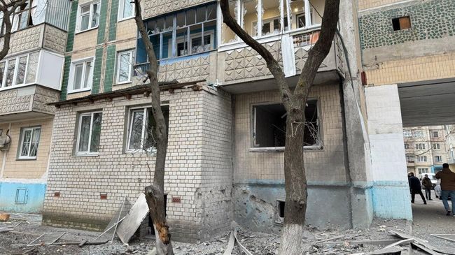 Последствия обстрела Белгорода