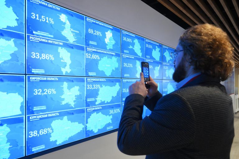 Работа информационного центра ЦИК РФ Работа информационного центра ЦИК РФ