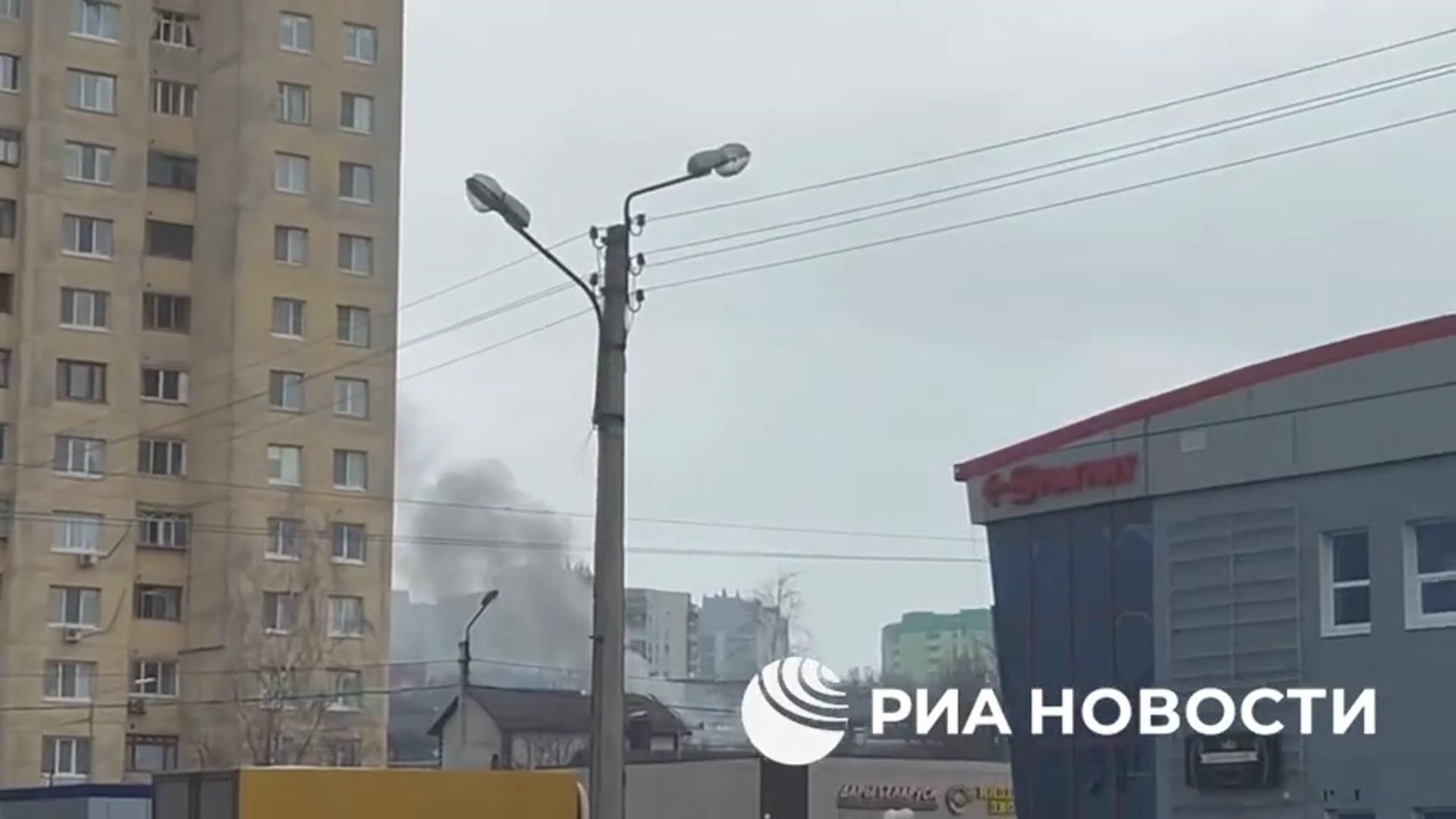 Последствия обстрела Белгорода Последствия обстрела Белгорода - РИА Новости, 1920, 17.03.2024