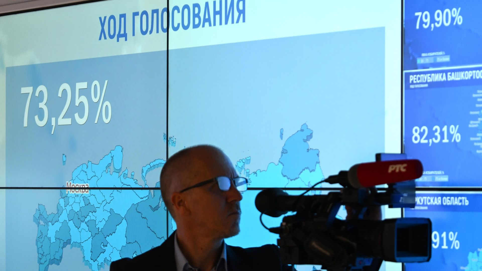 Работа информационного центра ЦИК РФ Работа информационного центра ЦИК РФ - РИА Новости, 1920, 17.03.2024