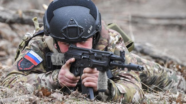 Российские военные в зоне спецоперации
