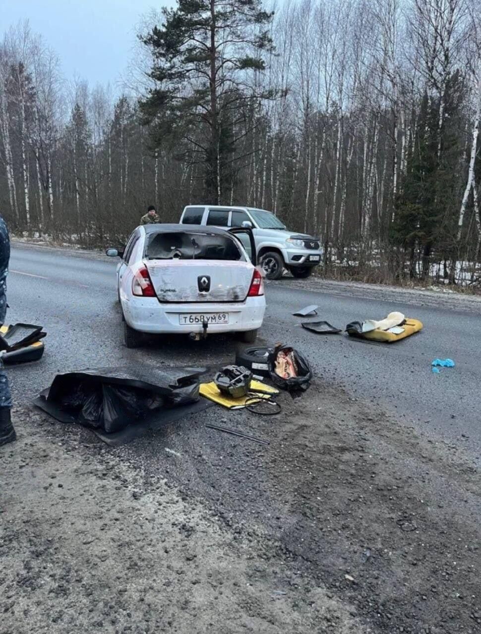 На месте задержания подозреваемых в нападении на Крокус в Брянской области На месте задержания подозреваемых в нападении на Крокус в Брянской области - РИА Новости, 1920, 23.03.2024