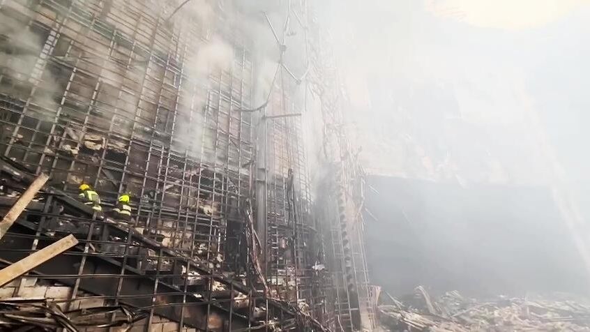 Последствия теракта в Крокус Сити Холле Последствия теракта в Крокус Сити Холле - РИА Новости, 1920, 23.03.2024