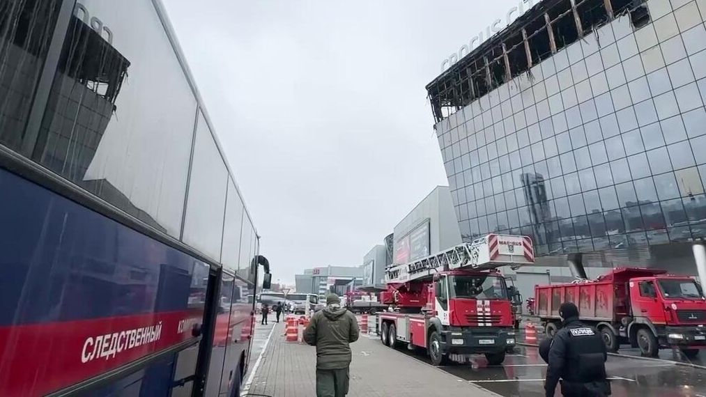Последствия стрельбы в Крокус Сити Холле Последствия стрельбы в Крокус Сити Холле - РИА Новости, 1920, 25.03.2024