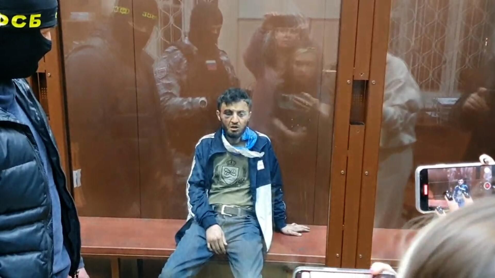 Подозреваемый по делу о теракте в Крокус сити холле в суде Подозреваемый по делу о теракте в Крокус сити холле в суде - РИА Новости, 1920, 24.03.2024