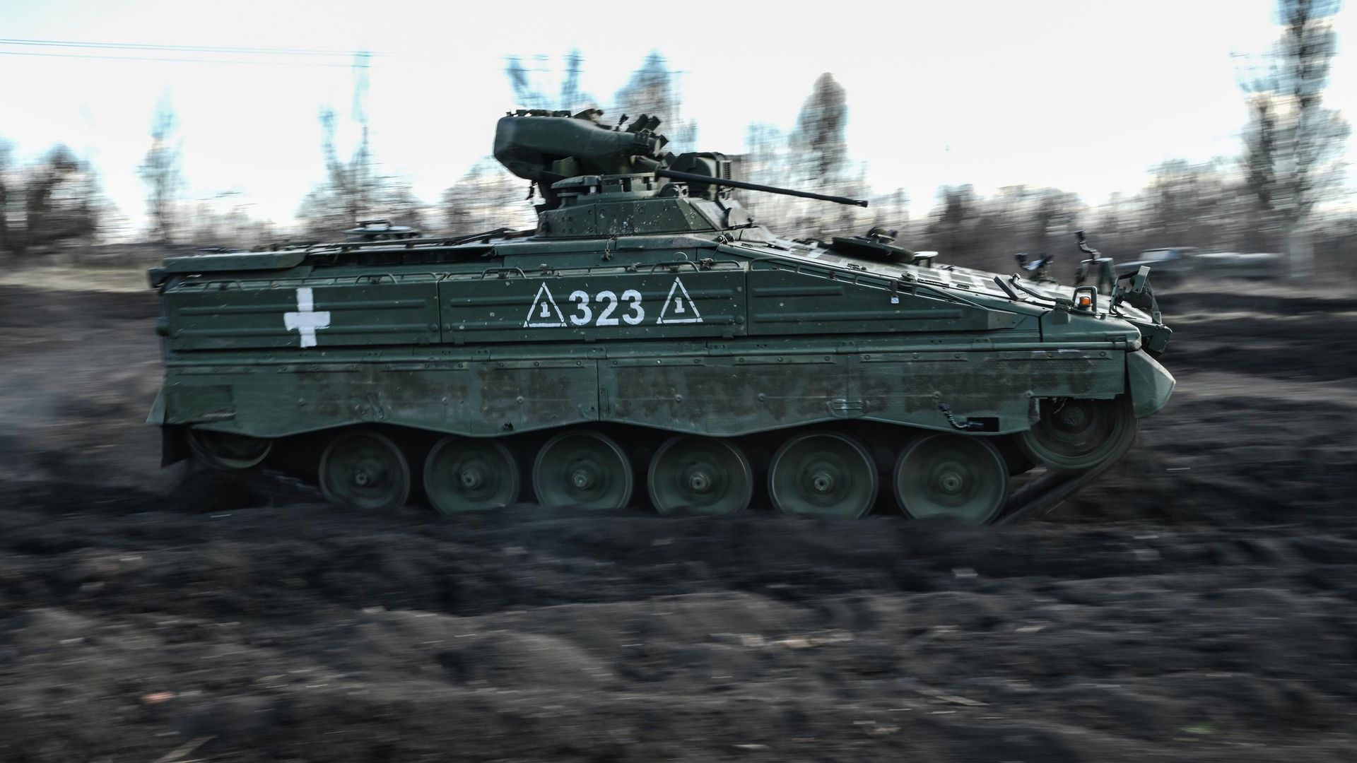 Трофейная немецкая БМП Мардер, восстановленная военнослужащими ЦВО Трофейная немецкая БМП Мардер, восстановленная военнослужащими ЦВО - РИА Новости, 1920, 01.04.2024