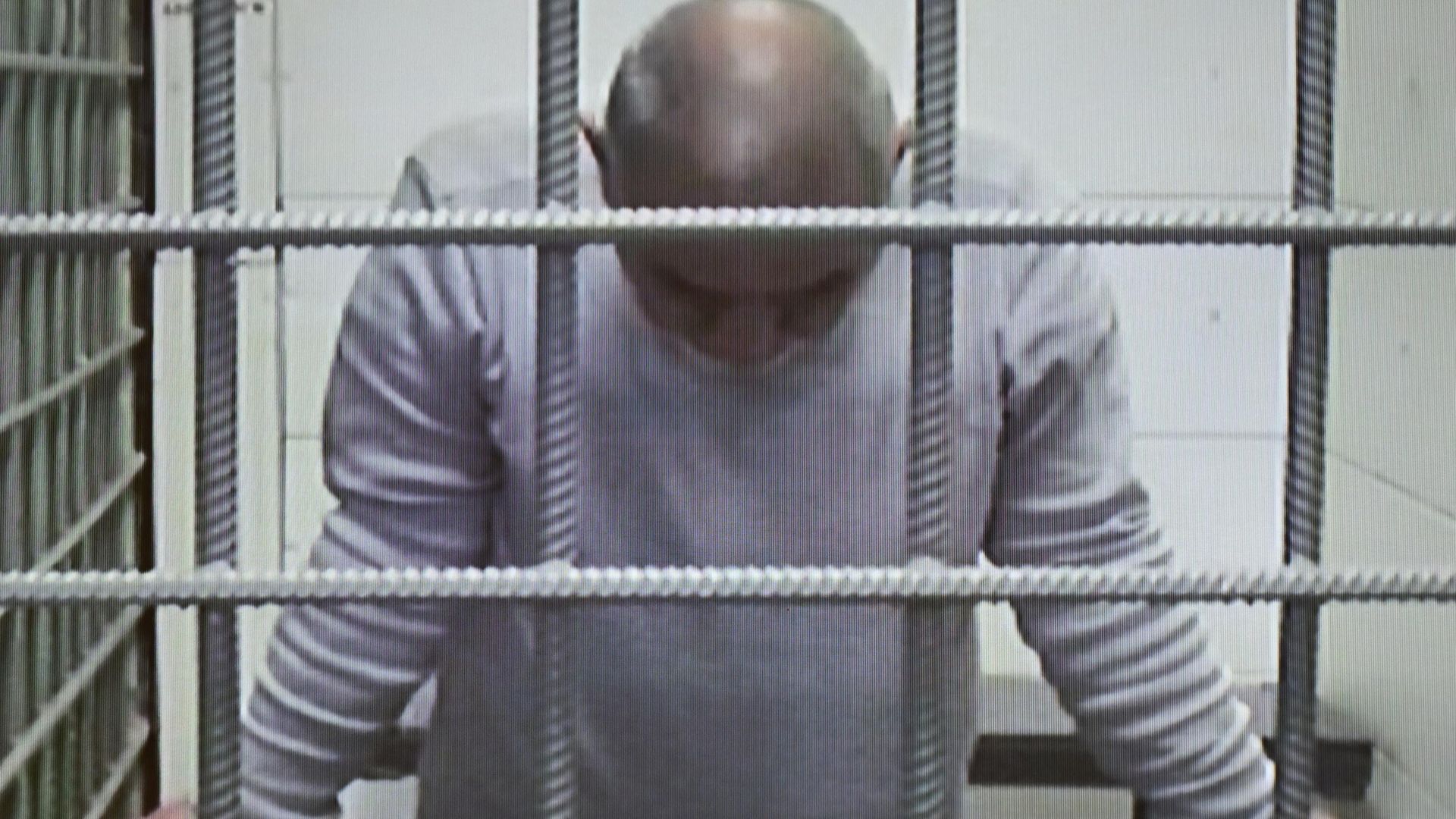 Трансляция из камеры, где находится под стражей Исроил Исломов, обвиняемый в пособничестве нападению в Crocus City Hall, в зале судебных заседаний Московского городского суда Трансляция из камеры, где находится под стражей Исроил Исломов, обвиняемый в пособничестве нападению в Crocus City Hall, в зале судебных заседаний Московского городского суда - РИА Новости, 1920, 03.04.2024