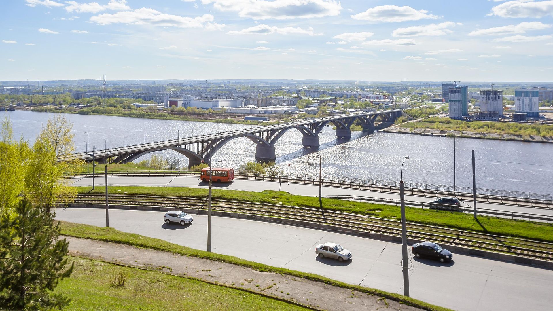 Мост через Оку в Нижнем Новгороде Мост через Оку в Нижнем Новгороде - РИА Новости, 1920, 09.07.2024