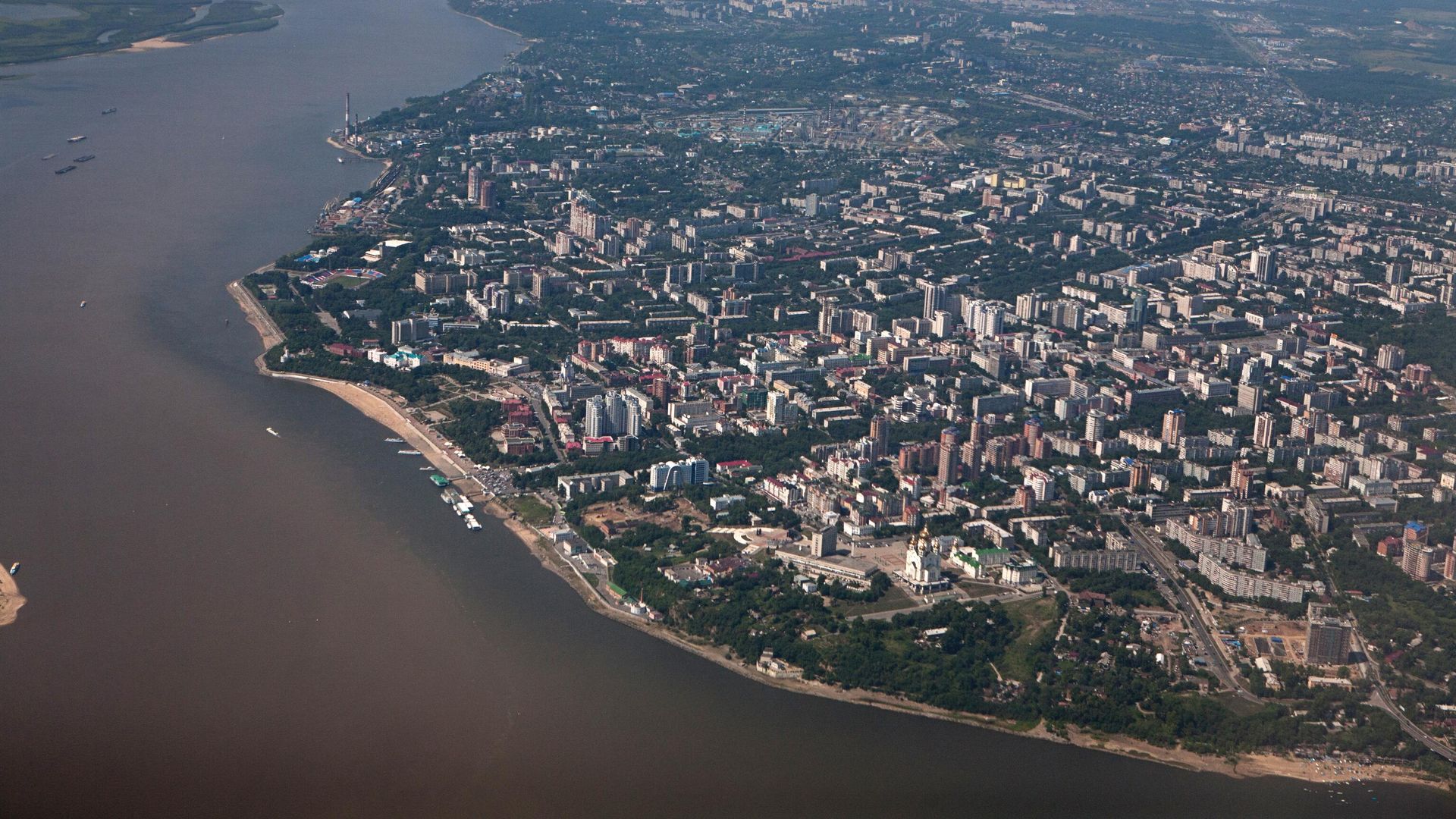 Вид на Хабаровск - РИА Новости, 1920, 14.08.2026