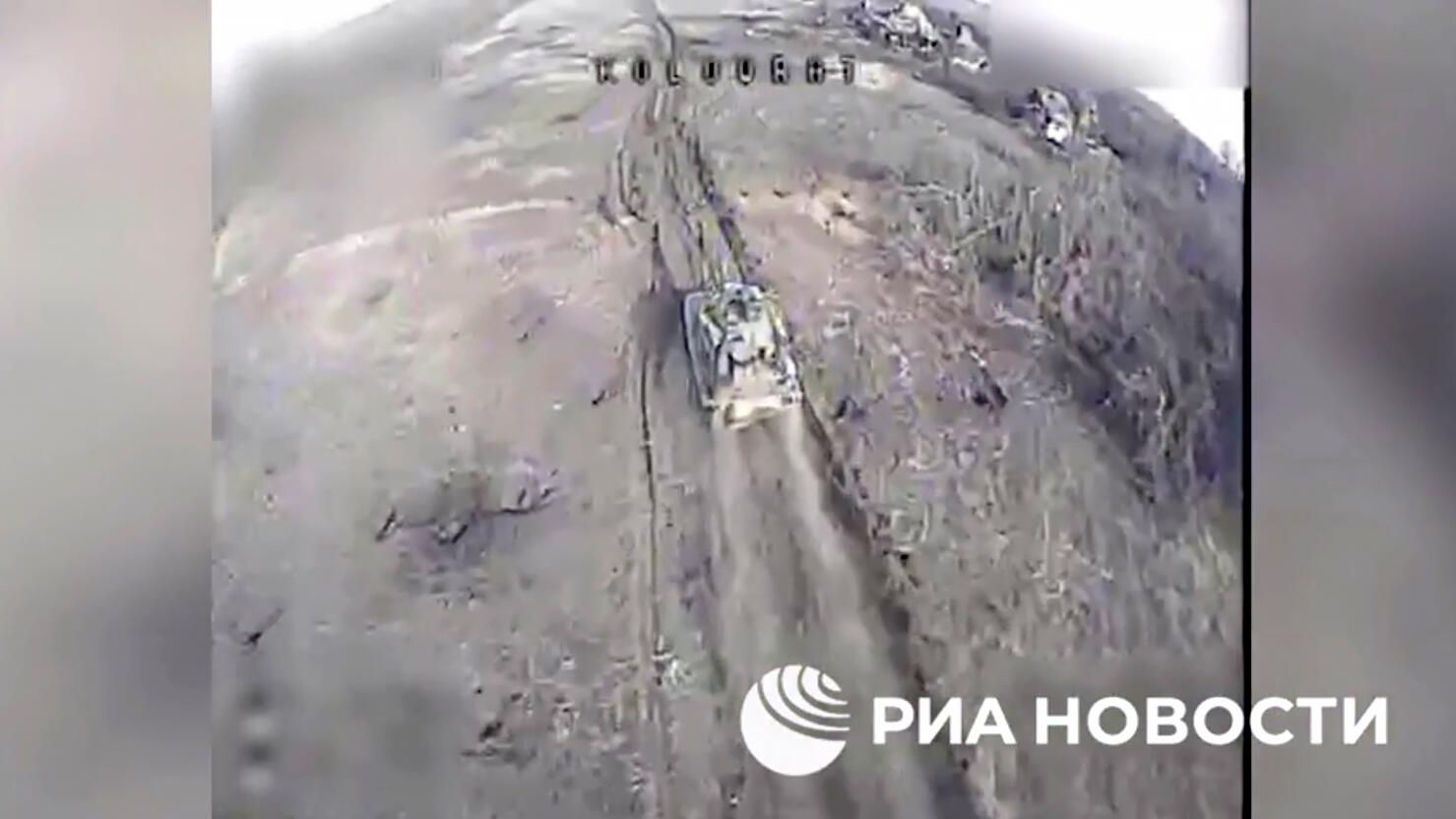 Кадр видео уничтожения американского танка Abrams под Авдеевкой Кадр видео уничтожения американского танка Abrams под Авдеевкой - РИА Новости, 1920, 20.04.2024