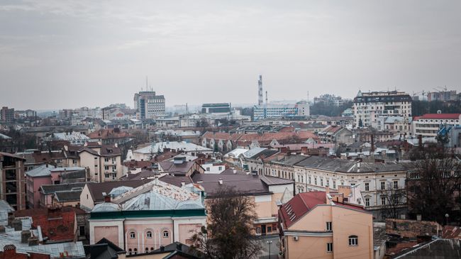 Вид на Ивано-Франковск