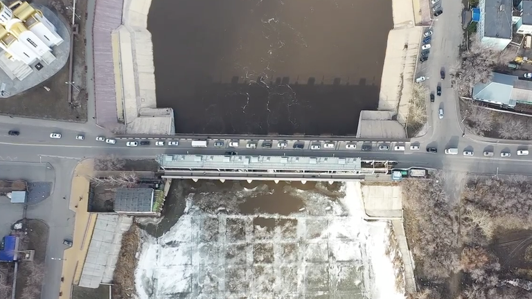 Паводковая ситуация в городе Курган Паводковая ситуация в городе Курган