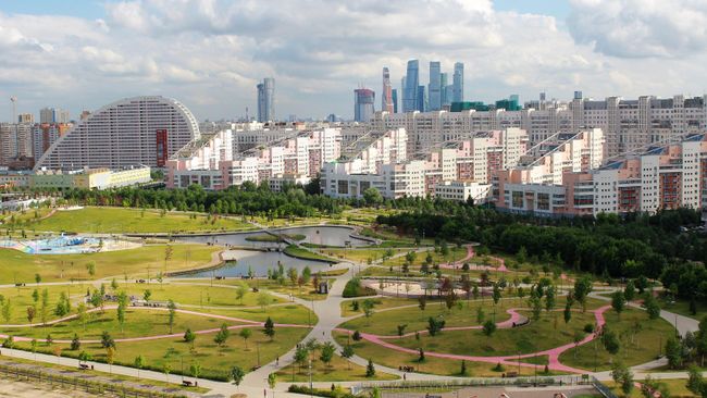Парк Ходынское поле в Москве