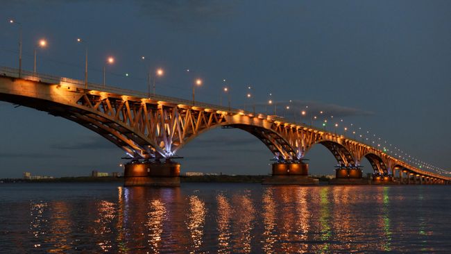 Автомобильный мост через Волгу