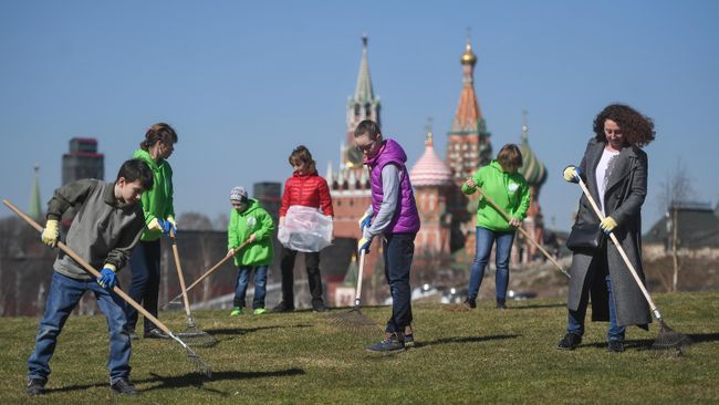 Субботники в Москве 