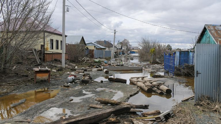 В районе Старого города в Орске В районе Старого города в Орске