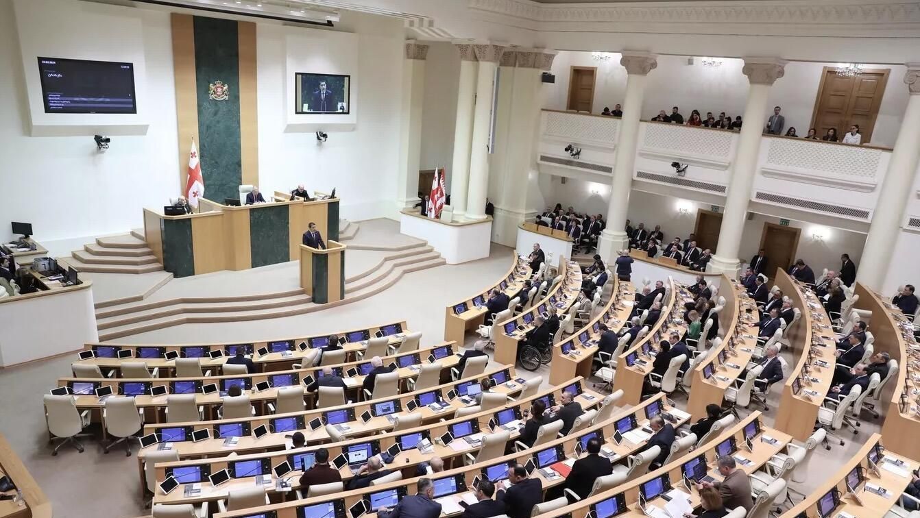 Пленарное заседание парламента Грузии Пленарное заседание парламента Грузии - РИА Новости, 1920, 30.04.2024