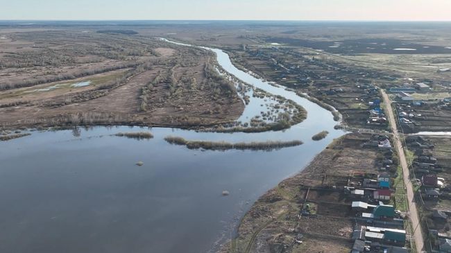 Русло реки Тобол в Тюменской области
