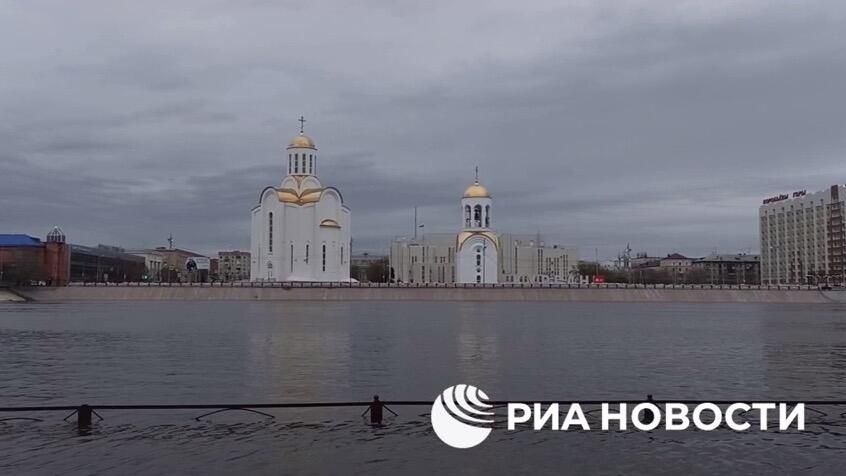 Река Тобол в районе Кургана. 23 апреля 2024 Река Тобол в районе Кургана. 23 апреля 2024 - РИА Новости, 1920, 23.04.2024