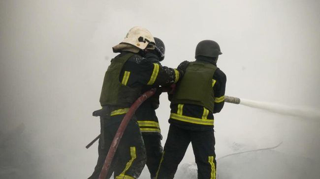Пожарные на Украине