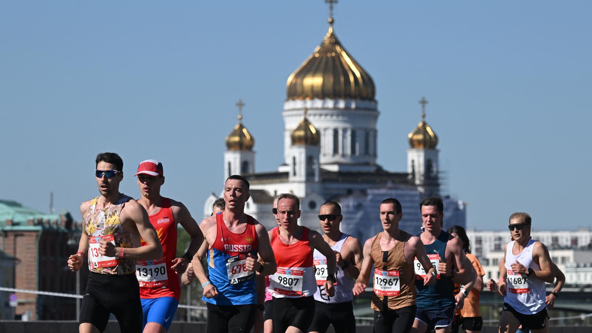 Участники Московского полумарафона Участники Московского полумарафона - РИА Новости, 1920, 02.03.2026