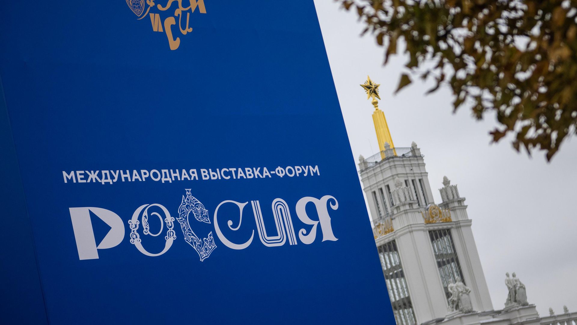 Баннер международной выставки-форума Россия на ВДНХ в Москве - РИА Новости, 1920, 08.05.2024