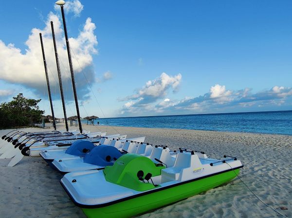 Пляж на Кубе. Hotel Meliá Jardines del Rey