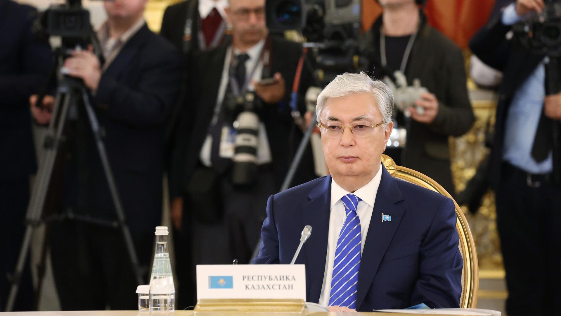 Президент Казахстана Касым-Жомарт Токаев Президент Казахстана Касым-Жомарт Токаев - РИА Новости, 1920, 17.10.2024
