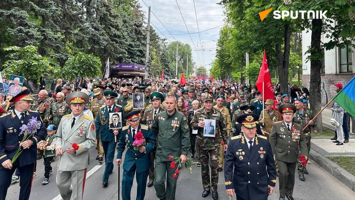 Марш Победы в Кишиневе Марш Победы в Кишиневе - РИА Новости, 1920, 09.05.2024
