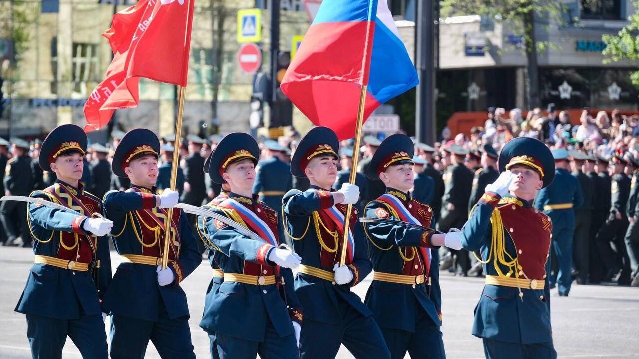 Военнослужащие на параде Победы в Перми Военнослужащие на параде Победы в Перми - РИА Новости, 1920, 09.05.2024