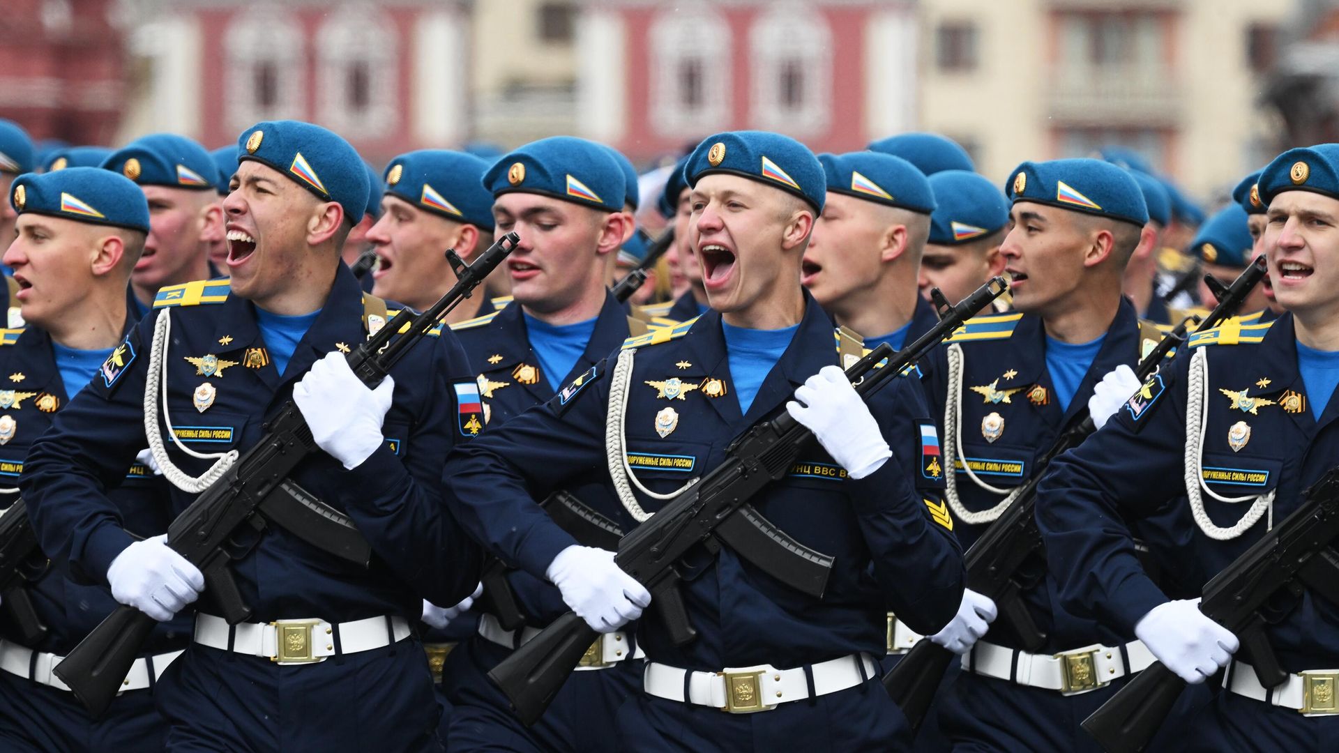 Военнослужащие парадных расчетов Военнослужащие парадных расчетов - РИА Новости, 1920, 23.01.2025