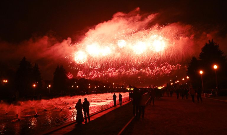 Салют в Москве в честь 79-й годовщины Победы в Великой Отечественной войне Салют в Москве в честь 79-й годовщины Победы в Великой Отечественной войне