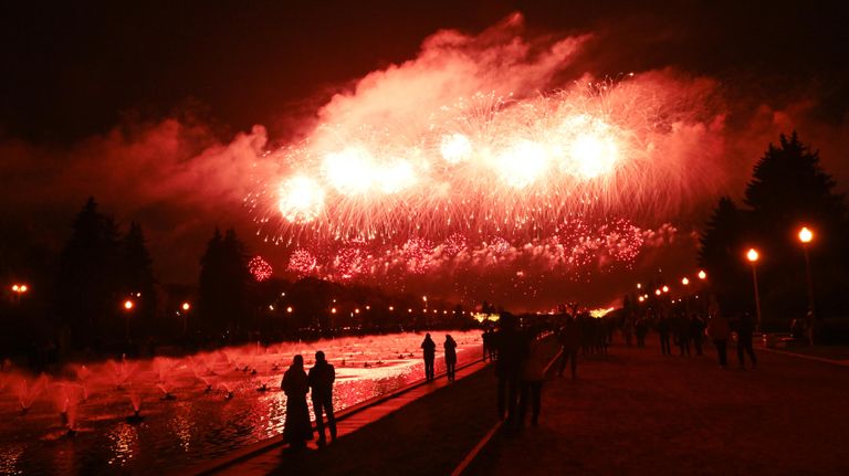 Салют в Москве в честь 79-й годовщины Победы в Великой Отечественной войне Салют в Москве в честь 79-й годовщины Победы в Великой Отечественной войне