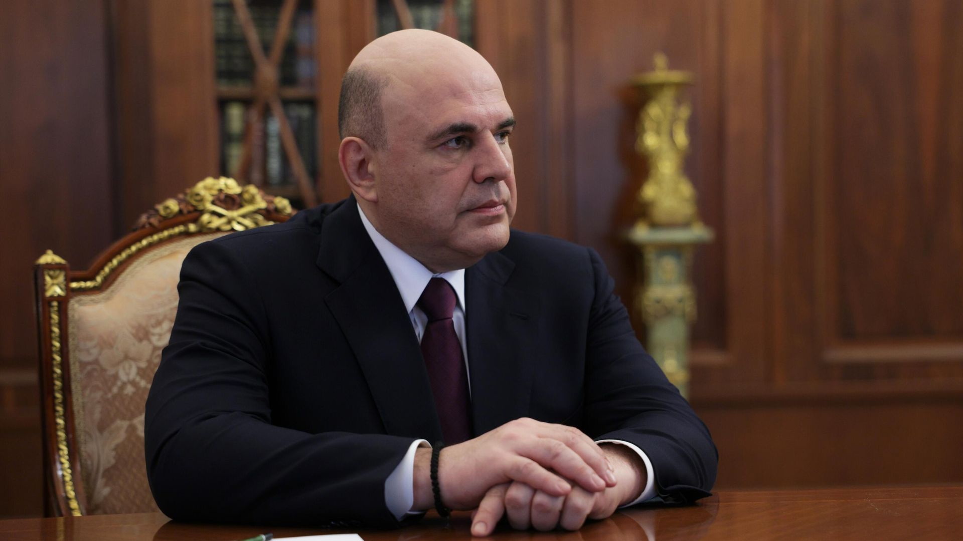 Кандидат на пост председателя правительства РФ Михаил Мишустин во время встречи с президентом РФ Владимиром Путиным Кандидат на пост председателя правительства РФ Михаил Мишустин во время встречи с президентом РФ Владимиром Путиным - РИА Новости, 1920, 10.05.2024