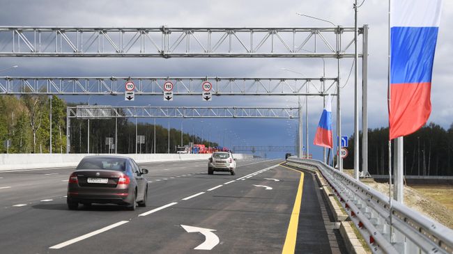 Участок трассы М-12 Москва-Казань
