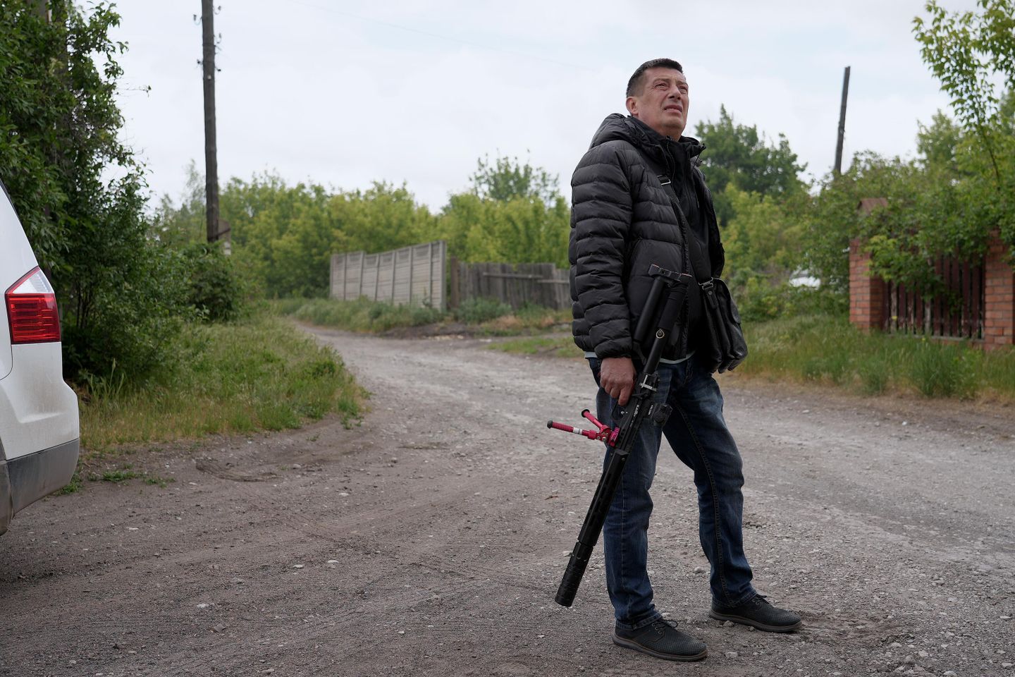 Андрей наблюдает за ситуацией в небе Андрей наблюдает за ситуацией в небе