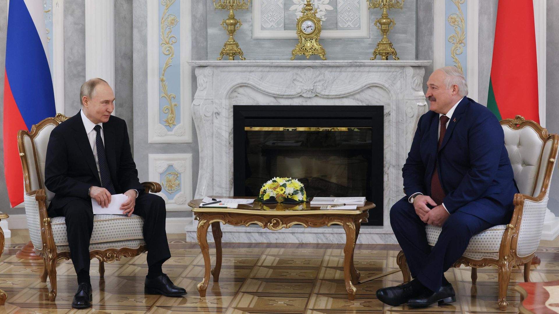 Президент РФ Владимир Путин и президент Белоруссии Александр Лукашенко - РИА Новости, 1920, 08.10.2024