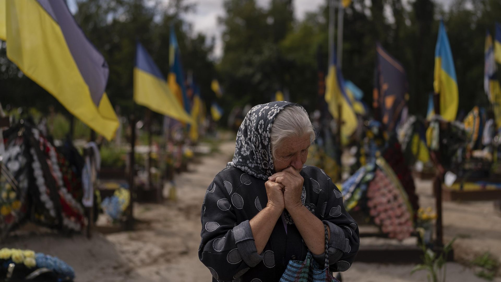Могилы погибших украинских военных Могилы погибших украинских военных - РИА Новости, 1920, 21.09.2024